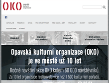 Tablet Screenshot of oko-opava.cz